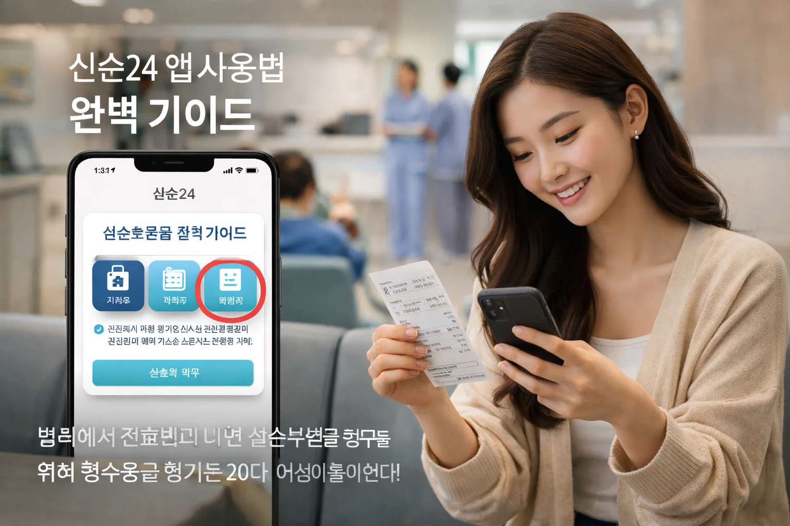 실손24 앱 병원에서 진료받고 나면 실손보험금 청구를 위해 영수증을 챙긴다