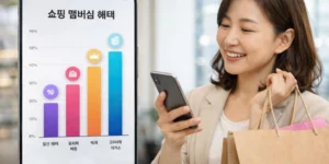 쿠팡 해지 탈팡족 2026년 비교 평가하는 여성 고객이 스마프폰으로 멥버십 혜택을 비교 평가하고 있습니다.