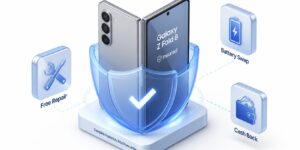 갤럭시 Z 폴드8 플립8 무상 3D 입체 서비스 이미지